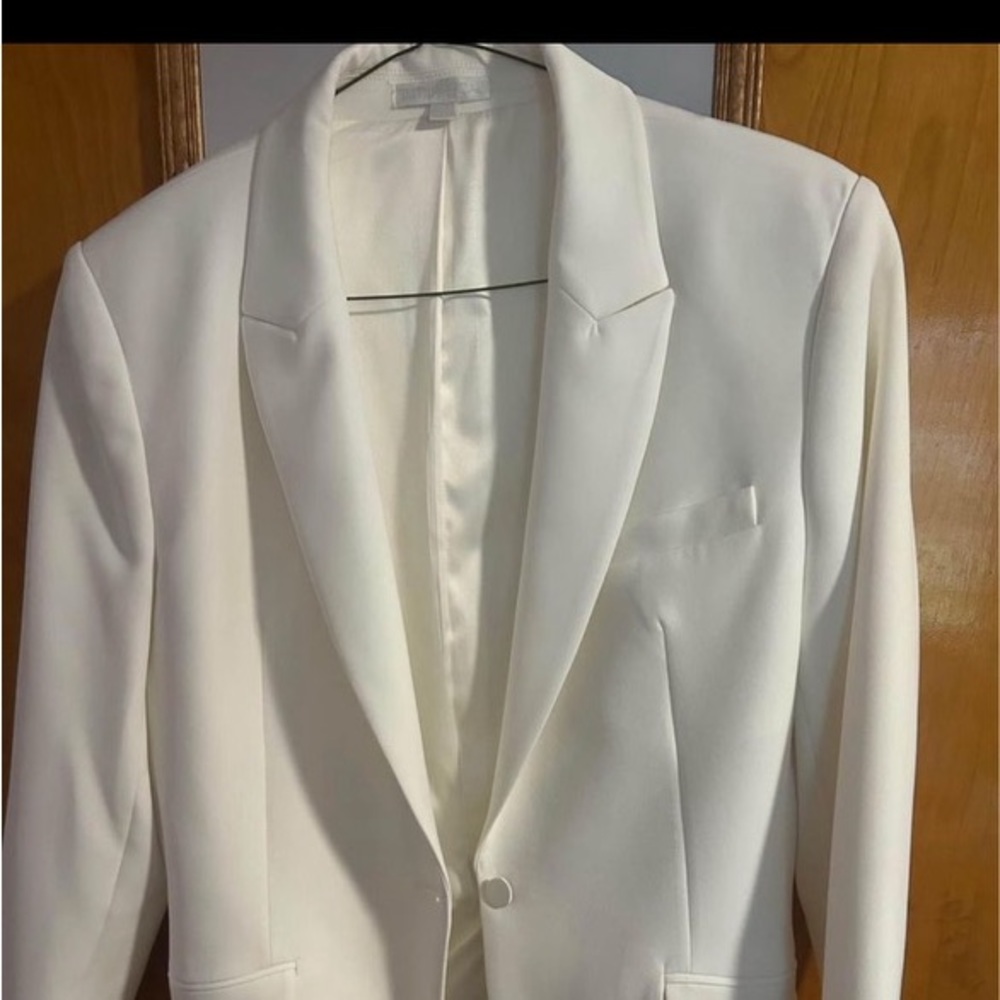 David’s bridal women’s white jacket
